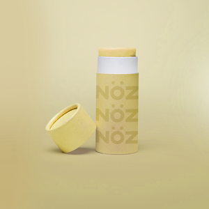 Front view of the yellow Noz sunscreen